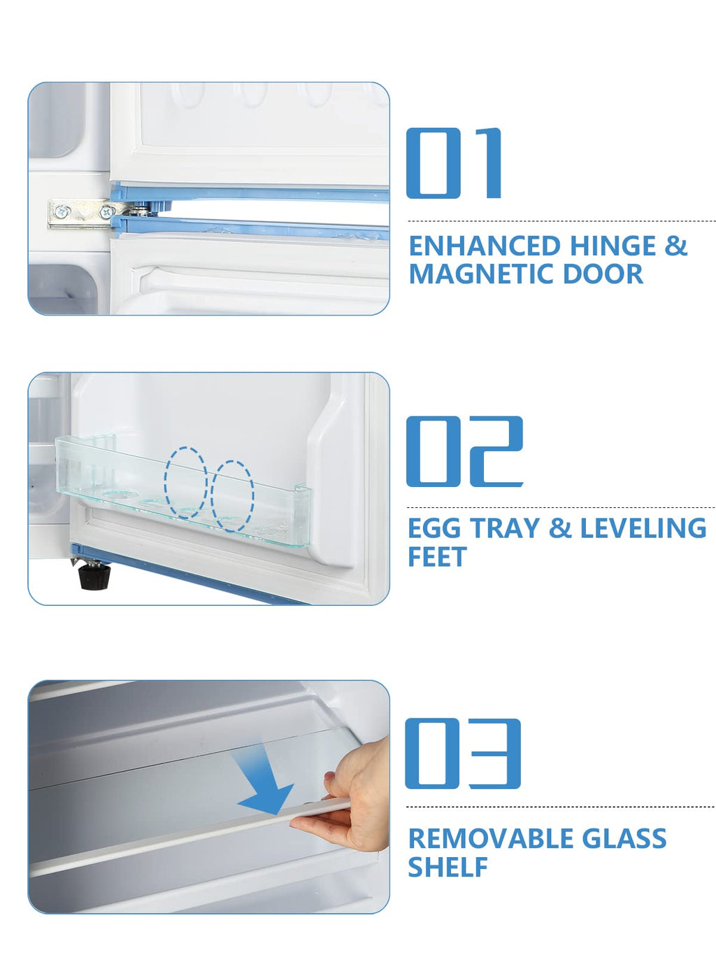 3.5 Cu.ft Compact Refrigerator