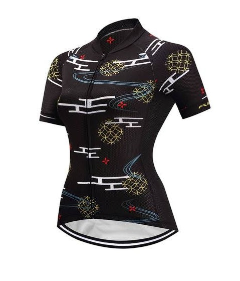 Short Sleeve Cycling Jersey - BlackNight