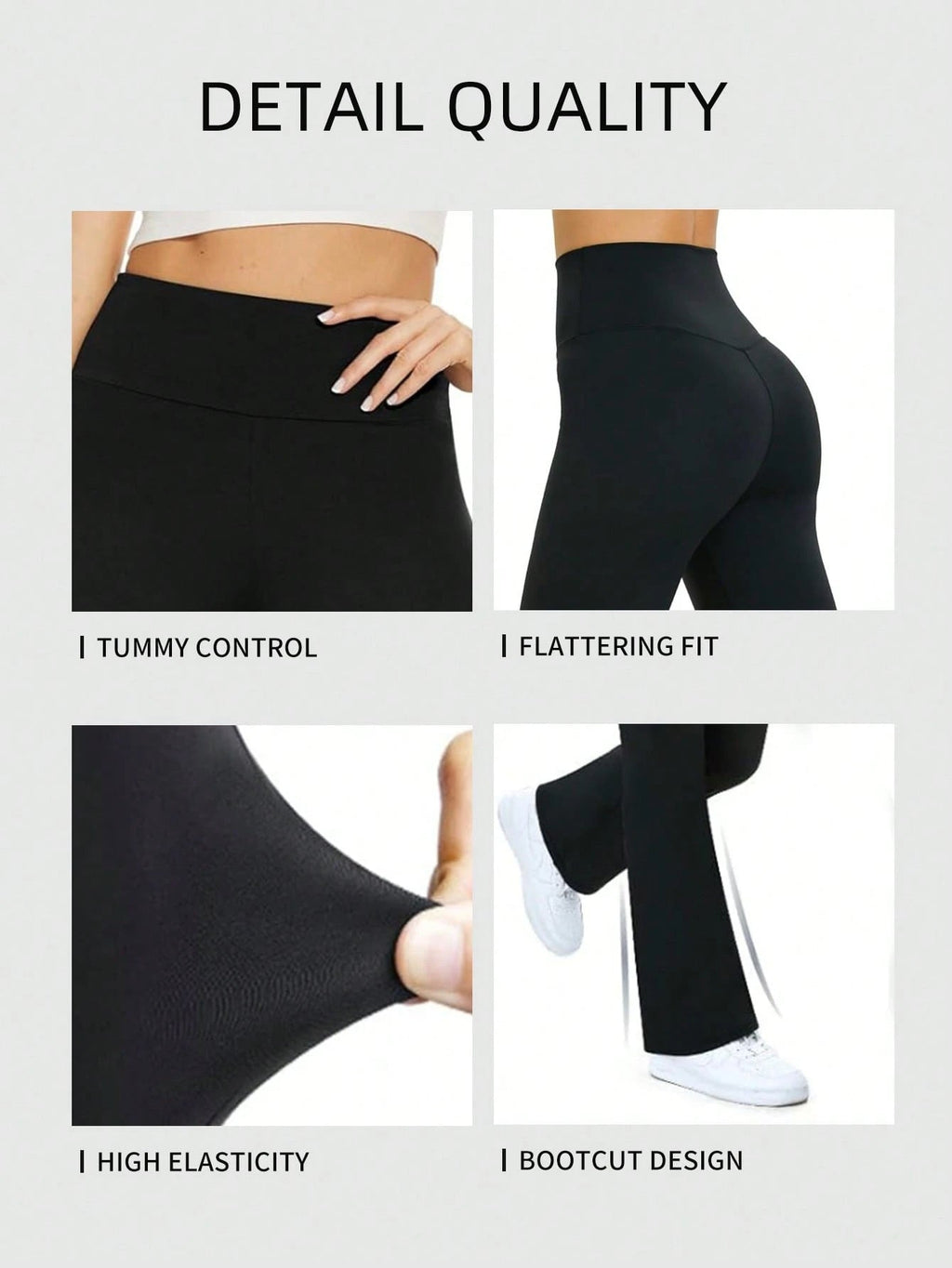 Flare Leggings For Women Yoga Pants High Waisted Flare Leggings Bootcut Casual Yoga Pants