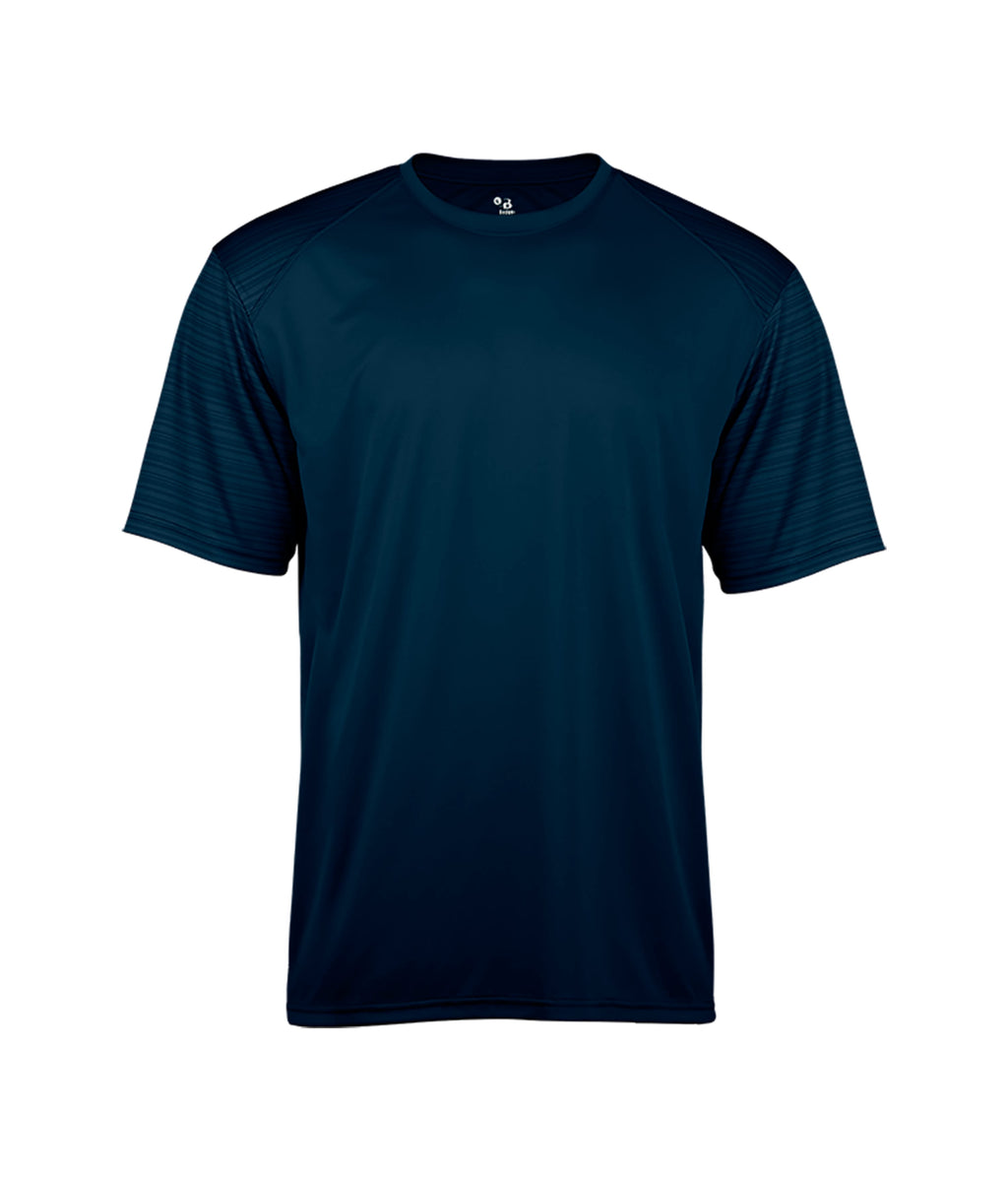 SPORT STRIPE YOUTH T-SHIRT - MOISTURE-WICKING PERFORMANCE