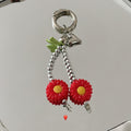Cute Flower-shaped Bag Charm Keychain