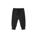 0-1-2-year-old baby's solid color band mouth casual pants