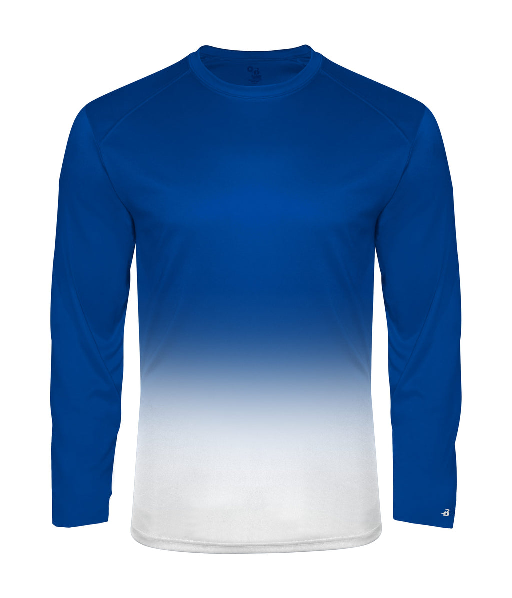 YOUTH OMBRE LONG-SLEEVE T-SHIRT - MOISTURE-WICKING