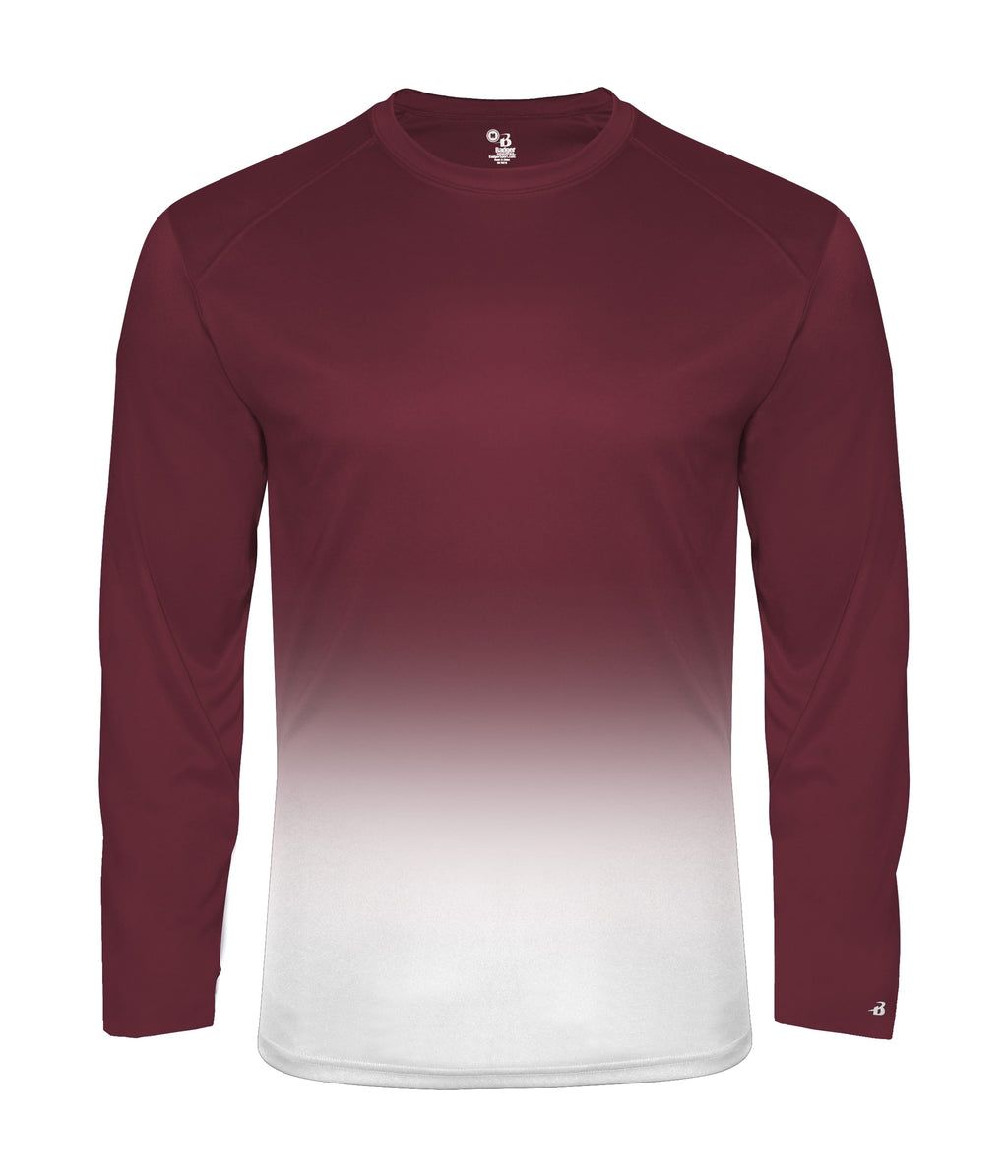 YOUTH OMBRE LONG-SLEEVE T-SHIRT - MOISTURE-WICKING
