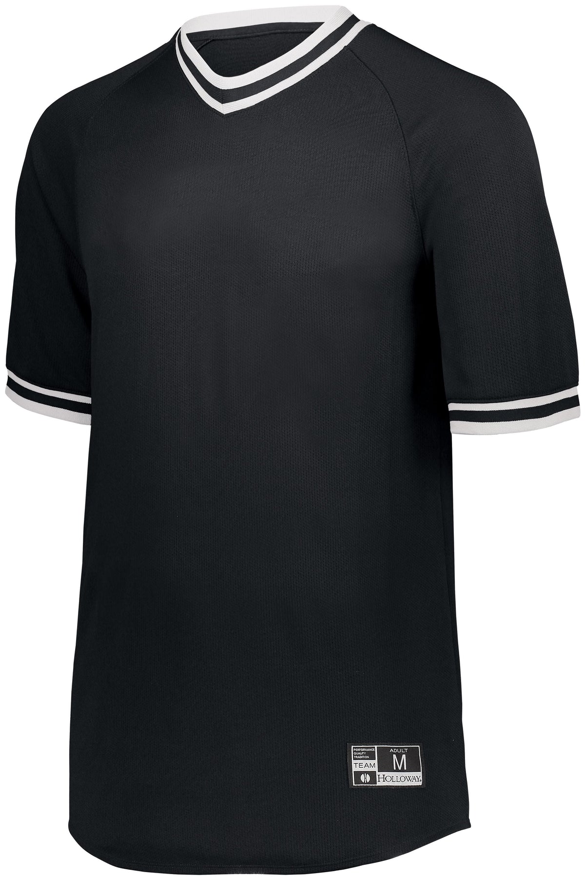 RETRO V-NECK BASEBALL JERSEY - MOISTURE-WICKING POLYESTER