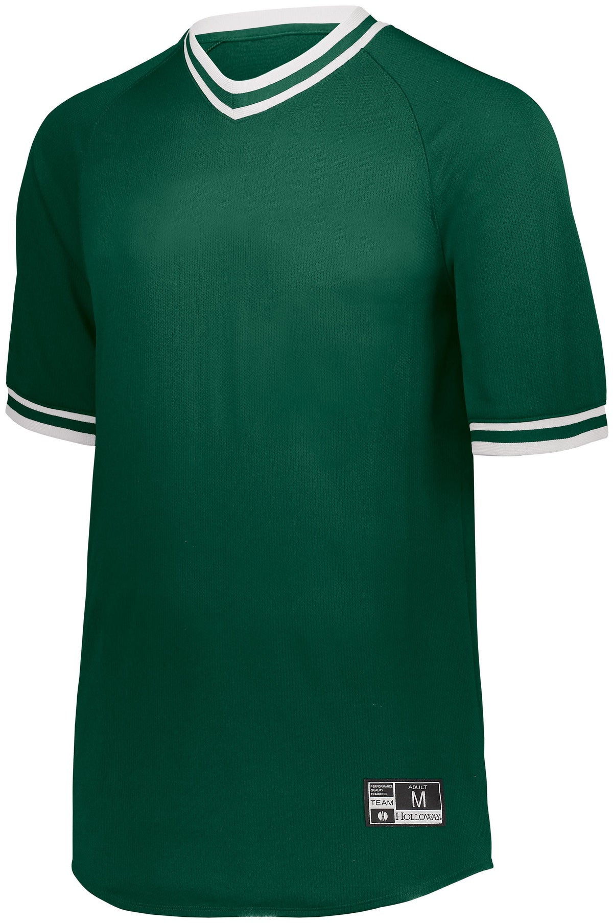 RETRO V-NECK BASEBALL JERSEY - MOISTURE-WICKING POLYESTER