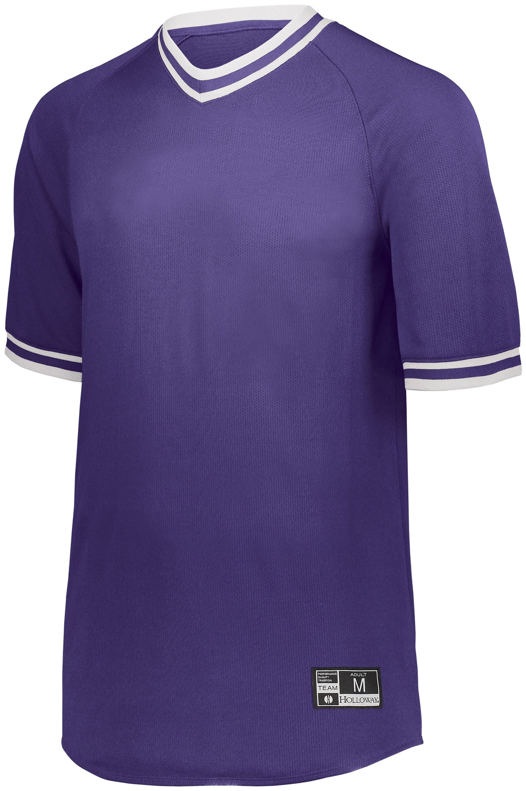 RETRO V-NECK BASEBALL JERSEY - MOISTURE-WICKING POLYESTER