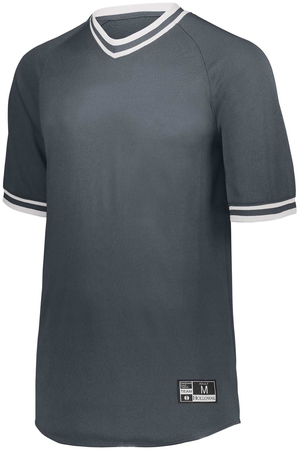 RETRO V-NECK BASEBALL JERSEY - MOISTURE-WICKING POLYESTER