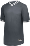 RETRO V-NECK BASEBALL JERSEY - MOISTURE-WICKING POLYESTER