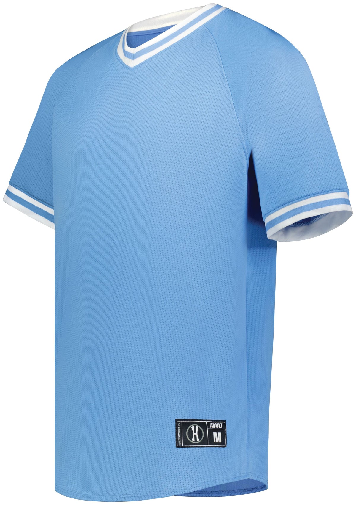 RETRO V-NECK BASEBALL JERSEY - MOISTURE-WICKING POLYESTER