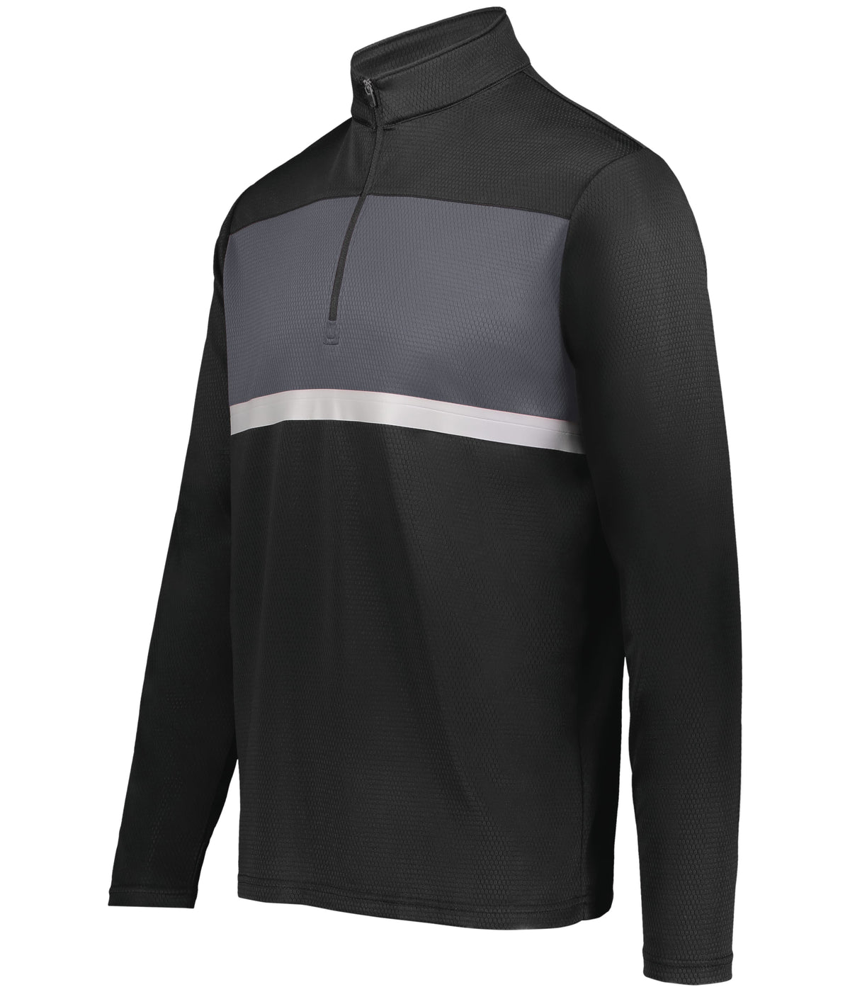 PRISM BOLD 1/4 ZIP PULLOVER - MOISTURE-WICKING POLYESTER