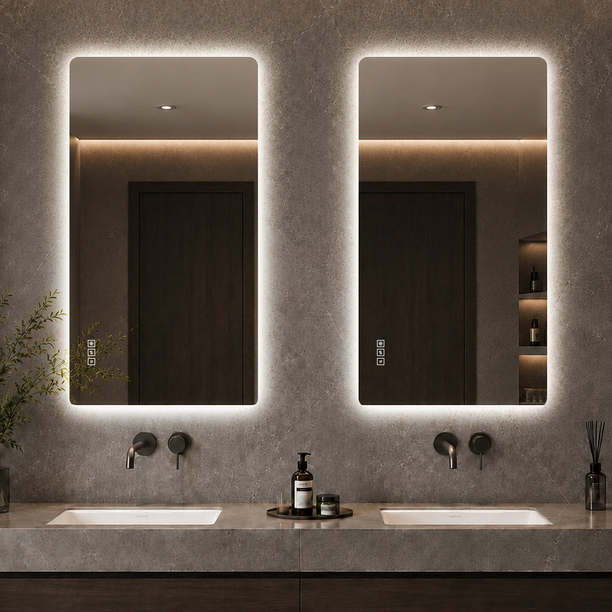 48 x 24 Inch LED Bathroom Mirror