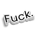 F*ck - Hard Hat Decal