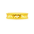 Brass Gold Plated Simulation Gold Temperament Ring