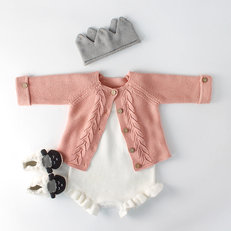 Baby knitted coat