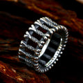 Retro Personalized U-shaped Stainless Steel Ring