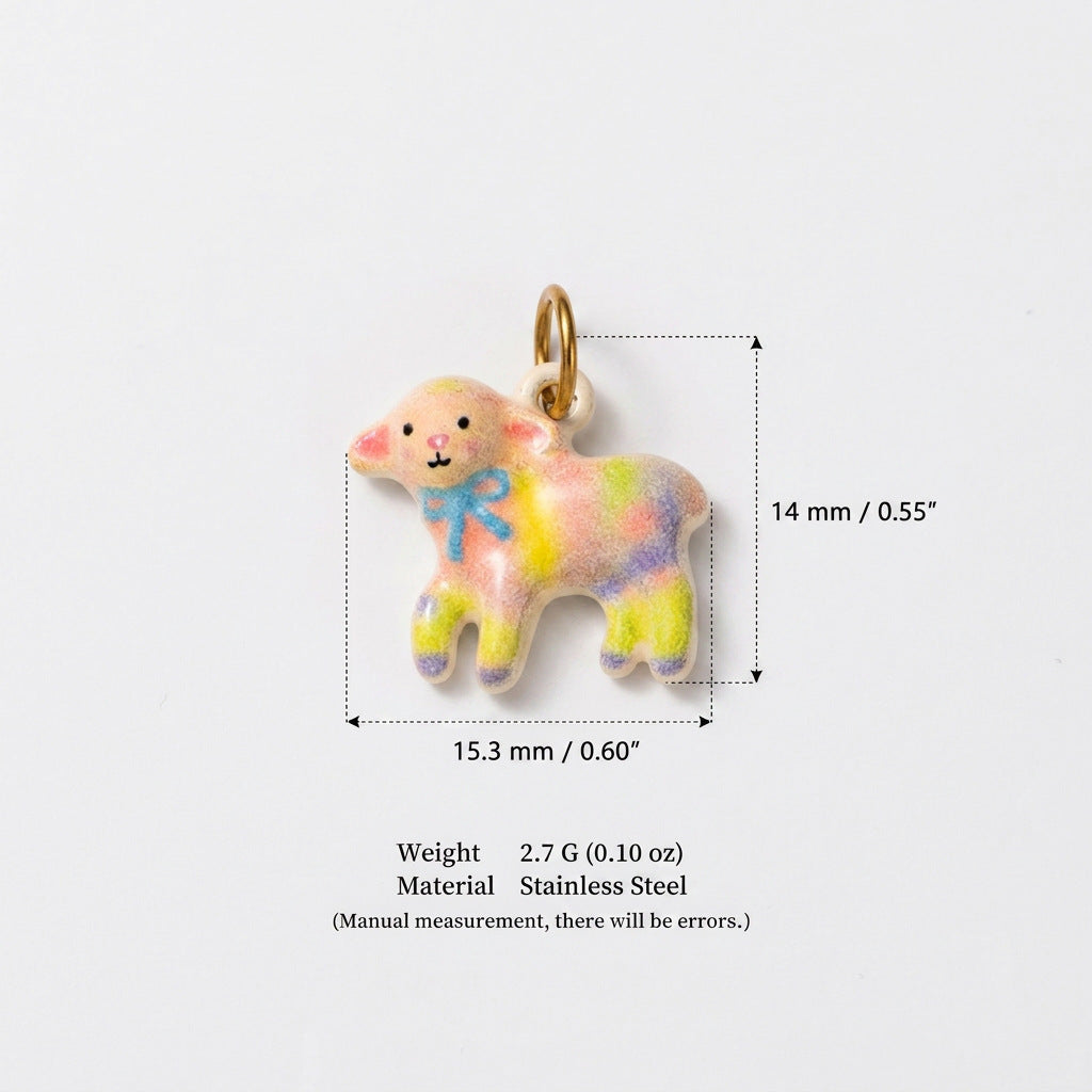 Color-Protecting Print DIY Stainless Steel Pendant