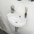 16.5x11 Inch Wall-Mounted Bathroom Sink