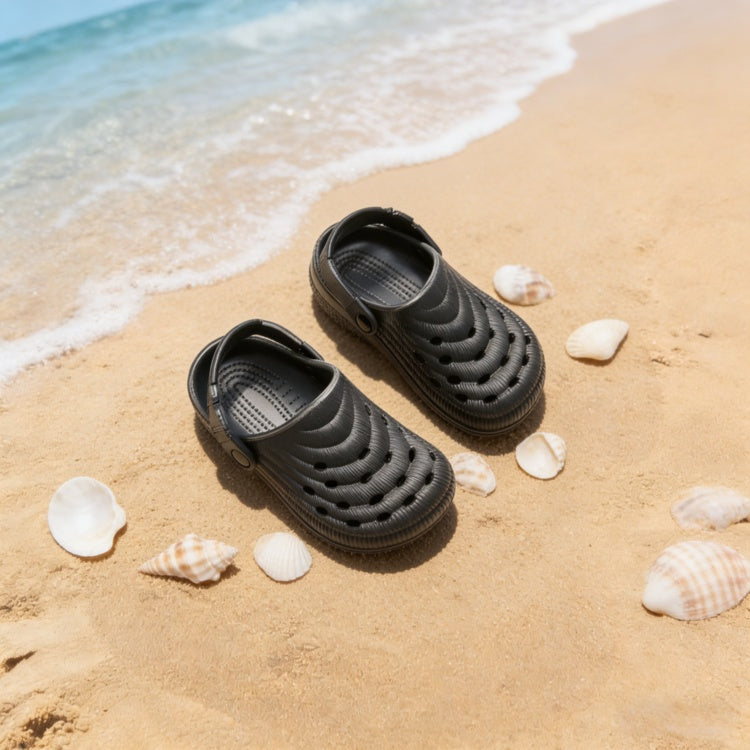 2026 Summer Kids Garden Clogs, Thick Sole Non-slip Closed Toe Sandals, Outdoor Beach Slippers For Boys And Girls Big Kids