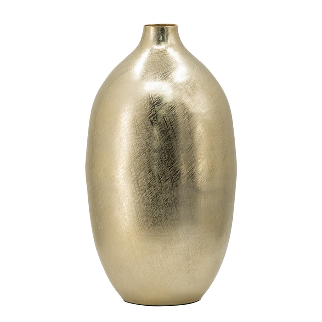 8.5x8.5x18.5" Aluminum Vase