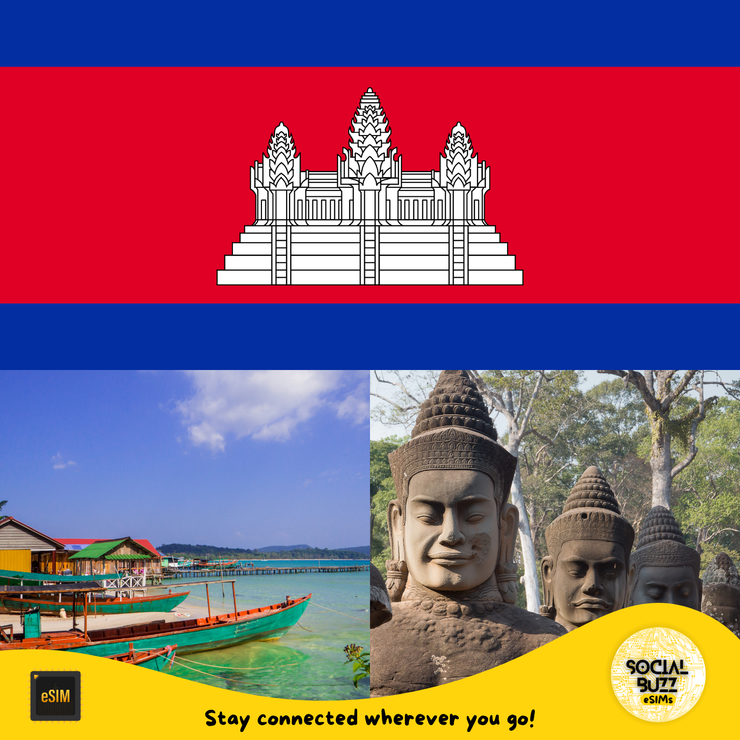 Cambodia eSIM Internet Data Plan