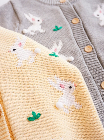Korean Style Children's Clothing Autumn And Winter Sweater Girls' Baby Knitted Cardigan