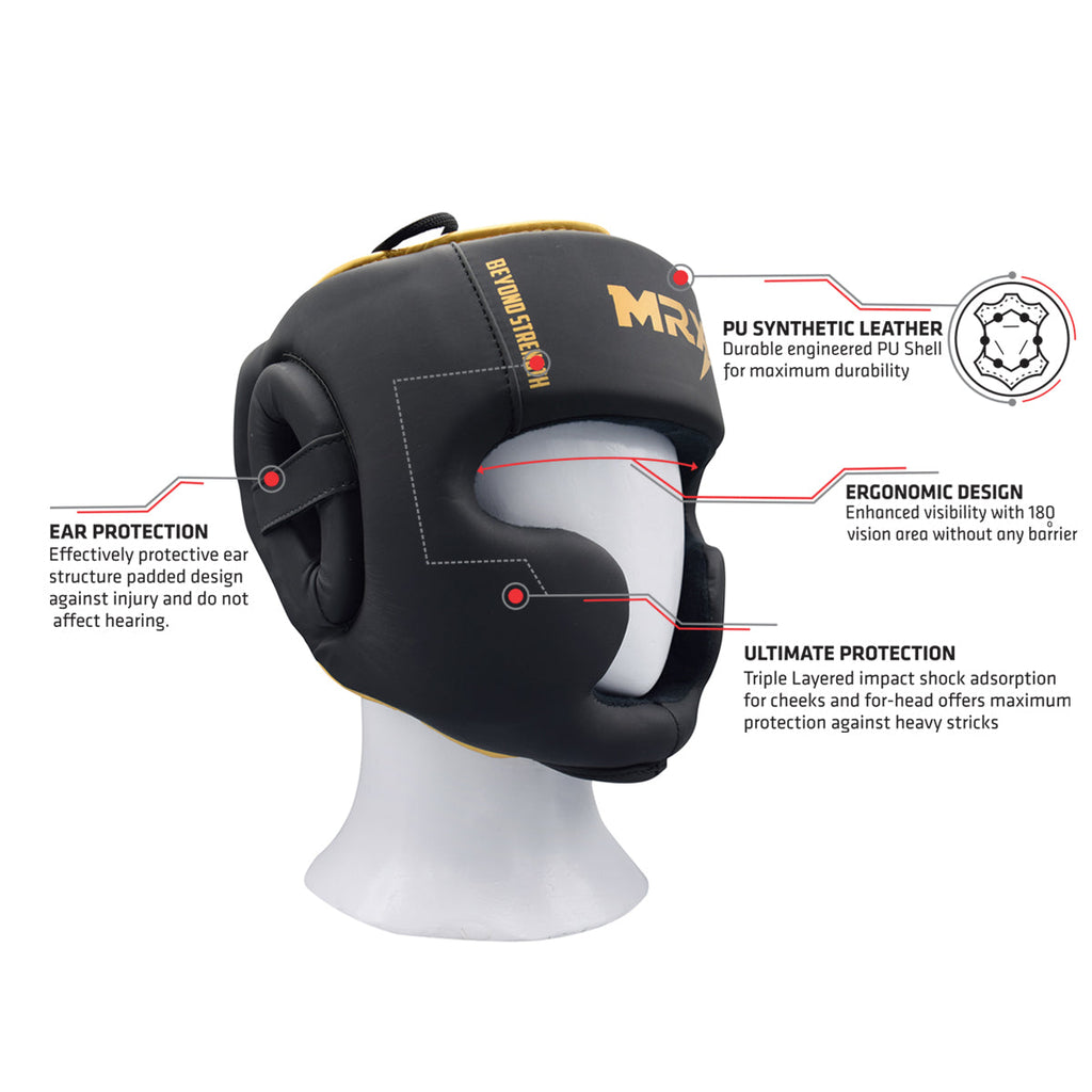 MRX Head Gear for Boxing Kickboxing MMA Men Women