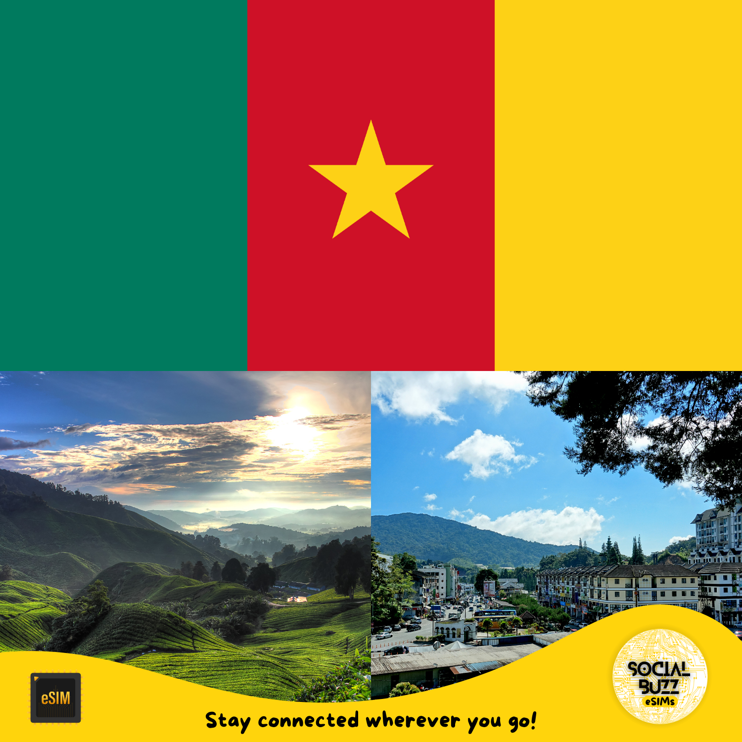 Cameroon eSIM Internet Data Plan
