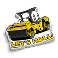 Let's Roll - Hard Hat Decal