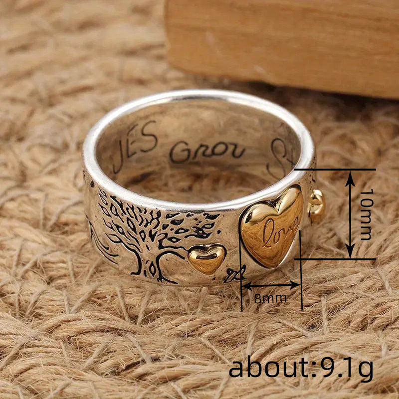 A Double-color Ring Brimming With Love