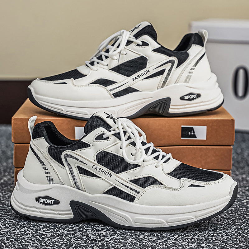 2026 Summer New Men's Thick Sole Height Increasing Sneakers, Wear-resistant, Breathable Trendy Versatile Casual Dad Shoes