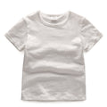 Solid Color Top Ins Round Neck Children's T-shirt