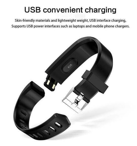 Smart Bracelet With Bluetooth Heart Rate Monitor
