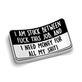 Stuck Between -  Hard Hat Decal