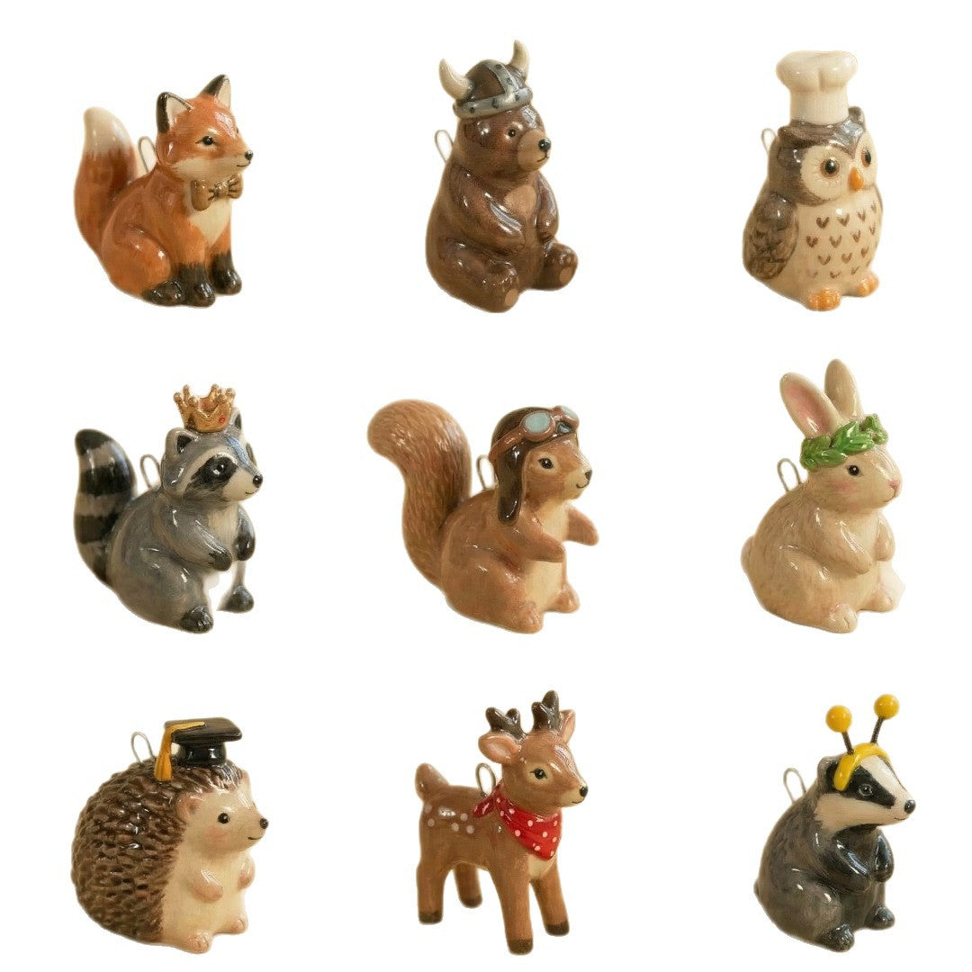 Small Animal Series DIY Accessories Dripped Oil Pendant
