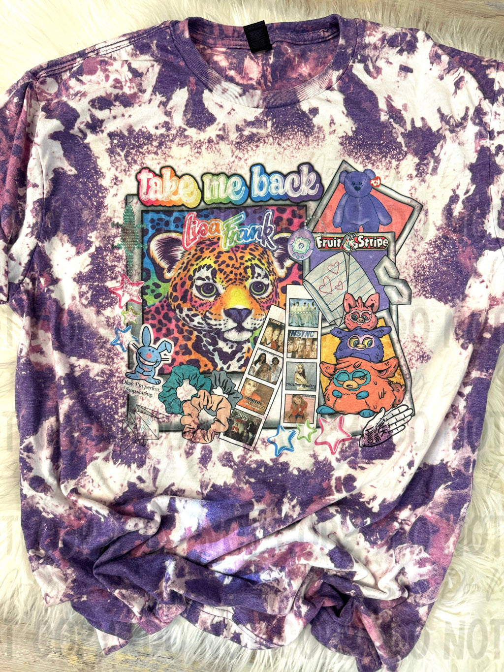 Take Me Back 90s Bleached Tee