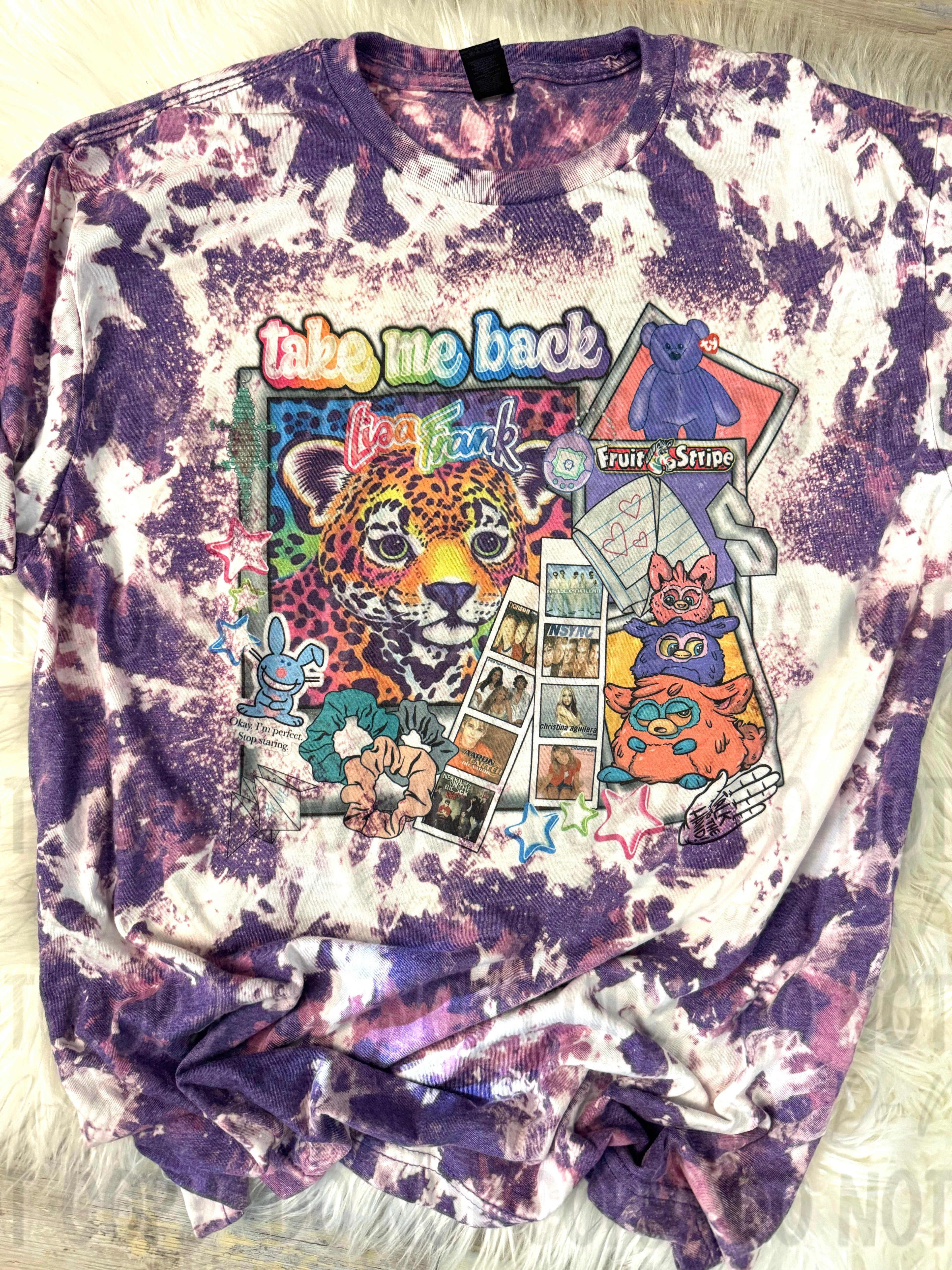 Take Me Back 90s Bleached Tee