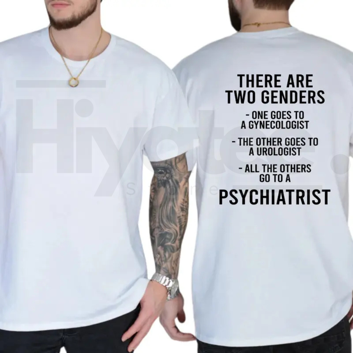 "There Are Two Gndrs" – Bold Sarcastic Political Statement Top