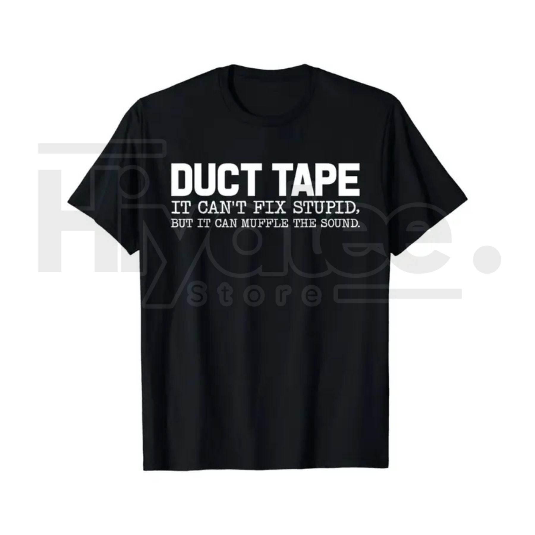 "Duct Tape Fixes Everything" – Funny Sarcastic Men’s Graphic Top