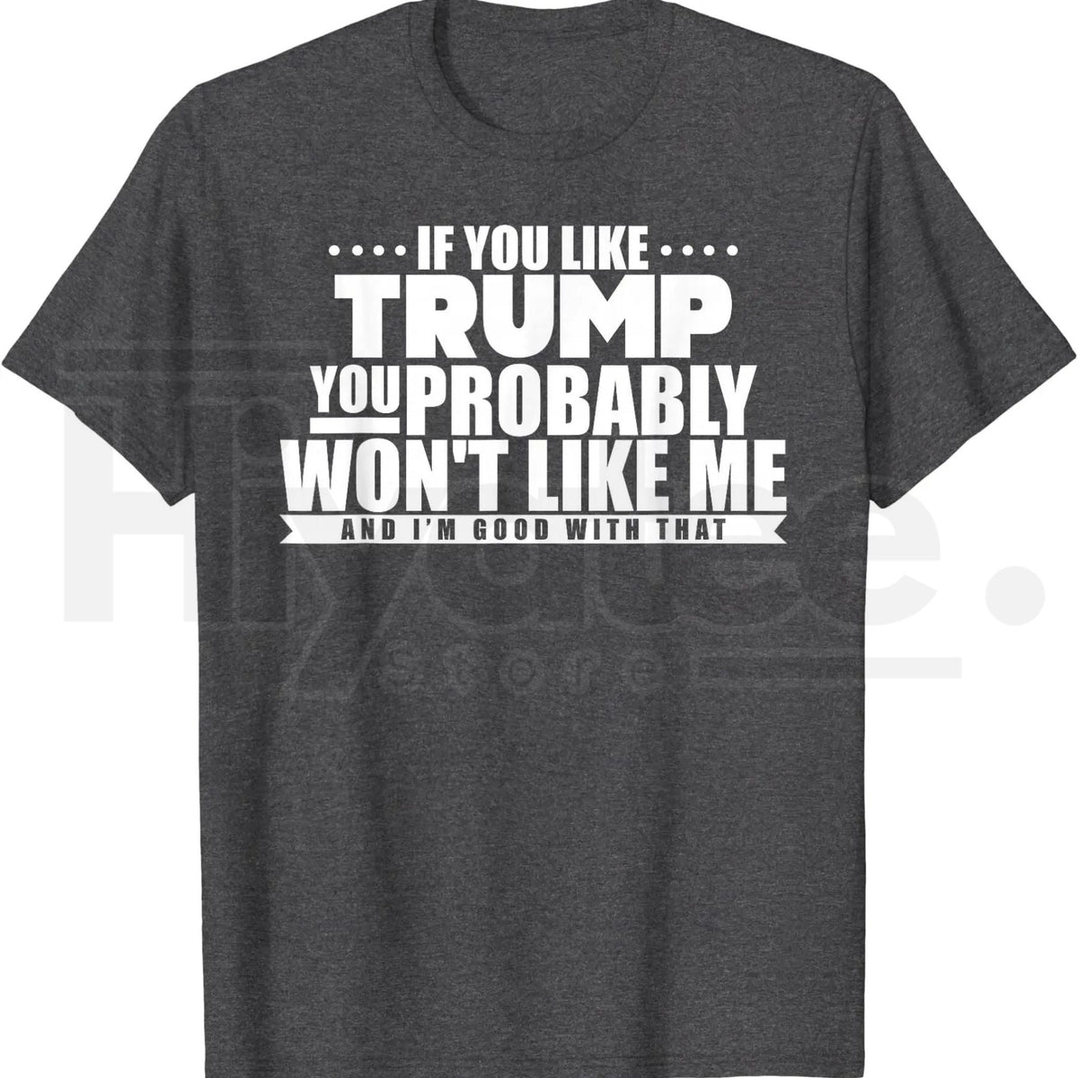 If You Like Trump You Won't Like Me T-Shirt – Funny Political Graphic Tee