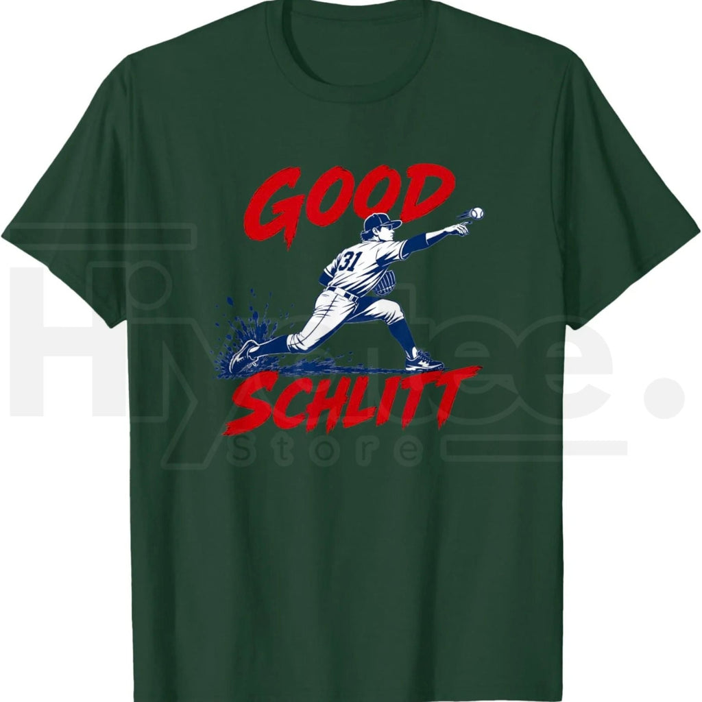 Good Schlitt Baseball T-Shirt – Rookie Pitcher 31 Fans Tee