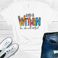 God is Within Her She Will Not Fail Graphic Tee