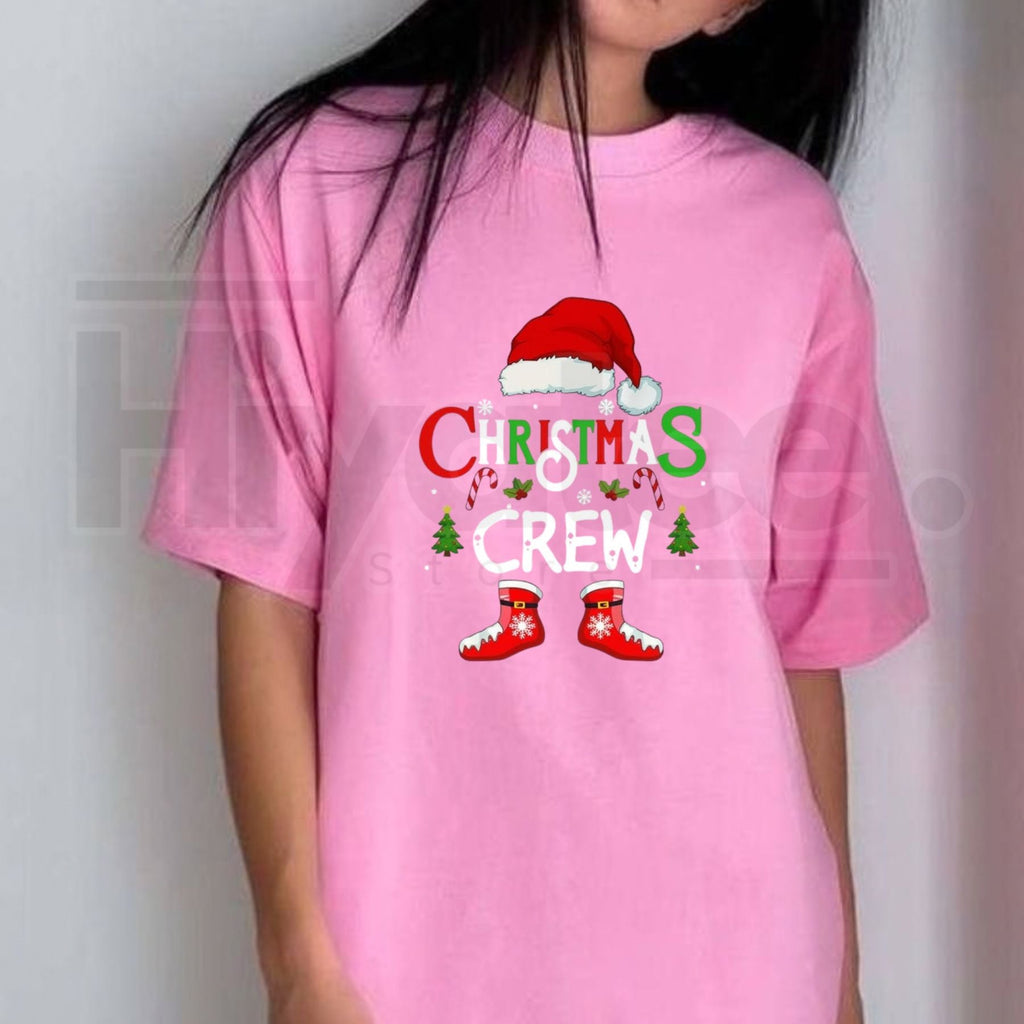 Christmas Crew Graphic T-Shirt – Matching Family Holiday Sports & Outdoor Tee