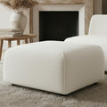 Plush Square Ottoman