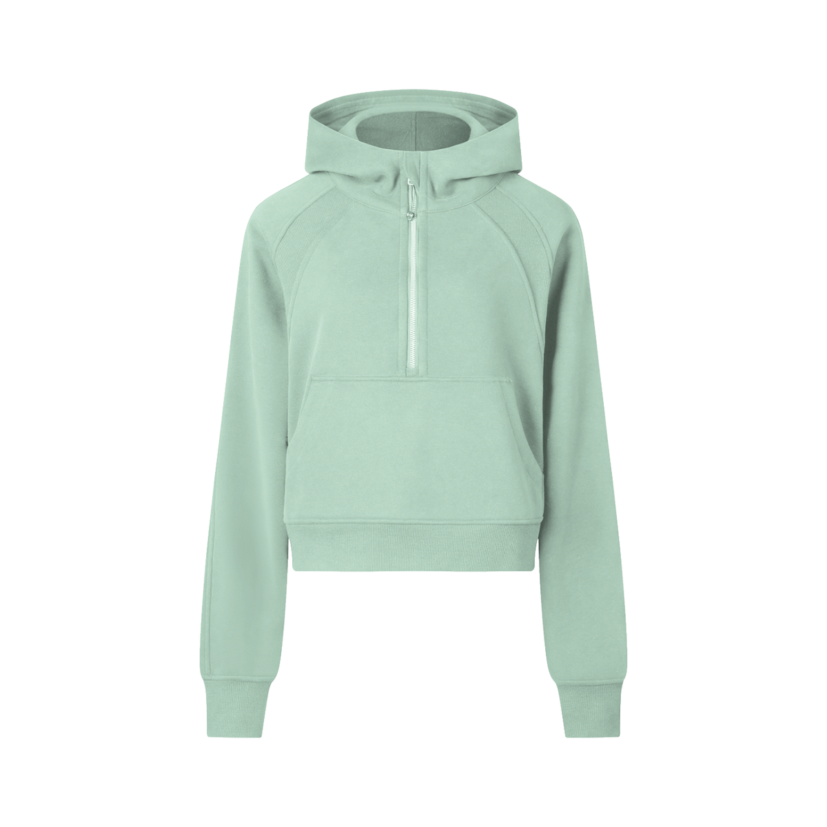 Loki & Ivy Cropped Half-Zip Hoodie