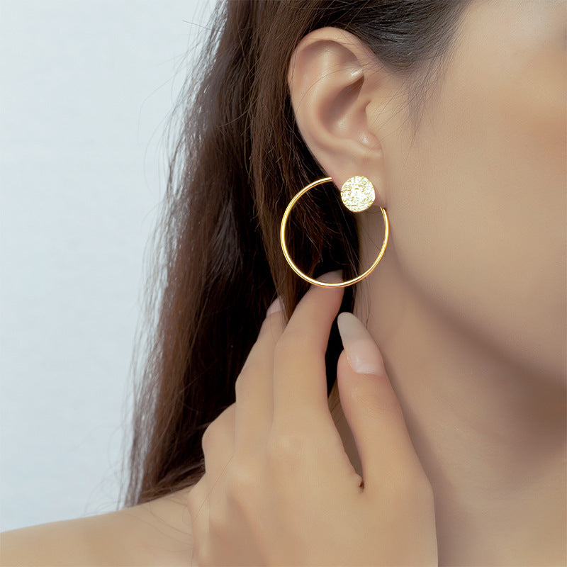 European And American-style Fashion Simple Hoop Earrings With Personality