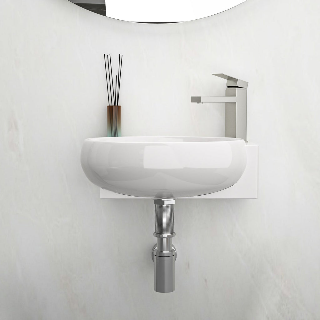 16.5x11 Inch Ceramic Bathroom Sink