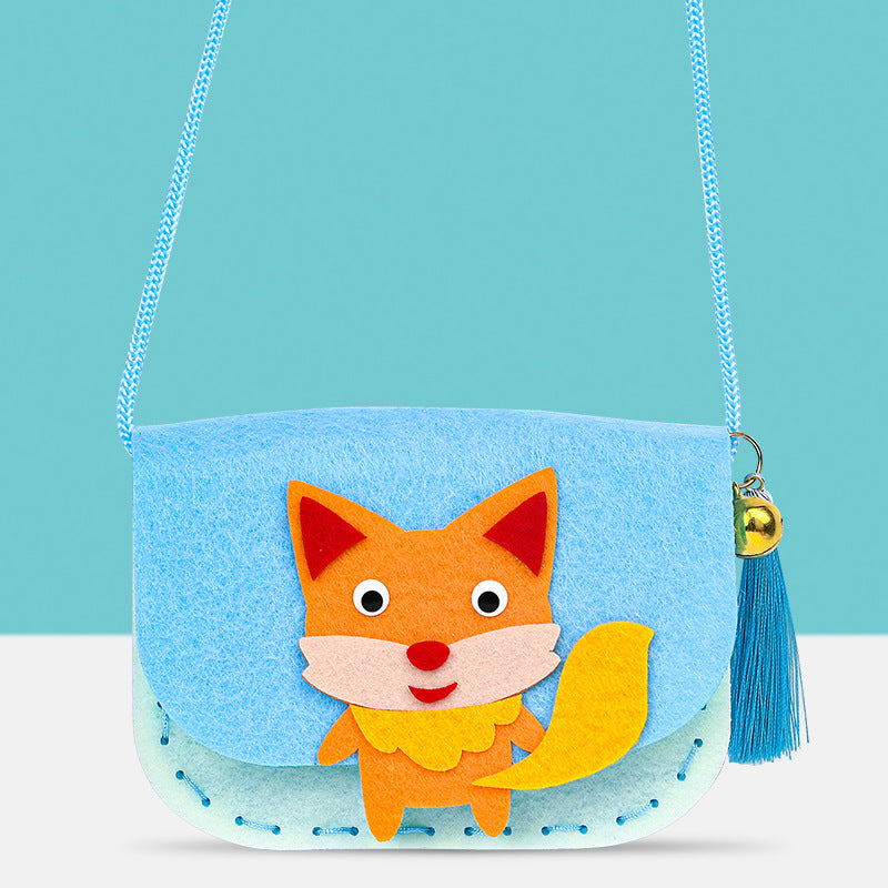 Cartoon Non-woven Bag Kindergarten Paste Material Package Educational Toys