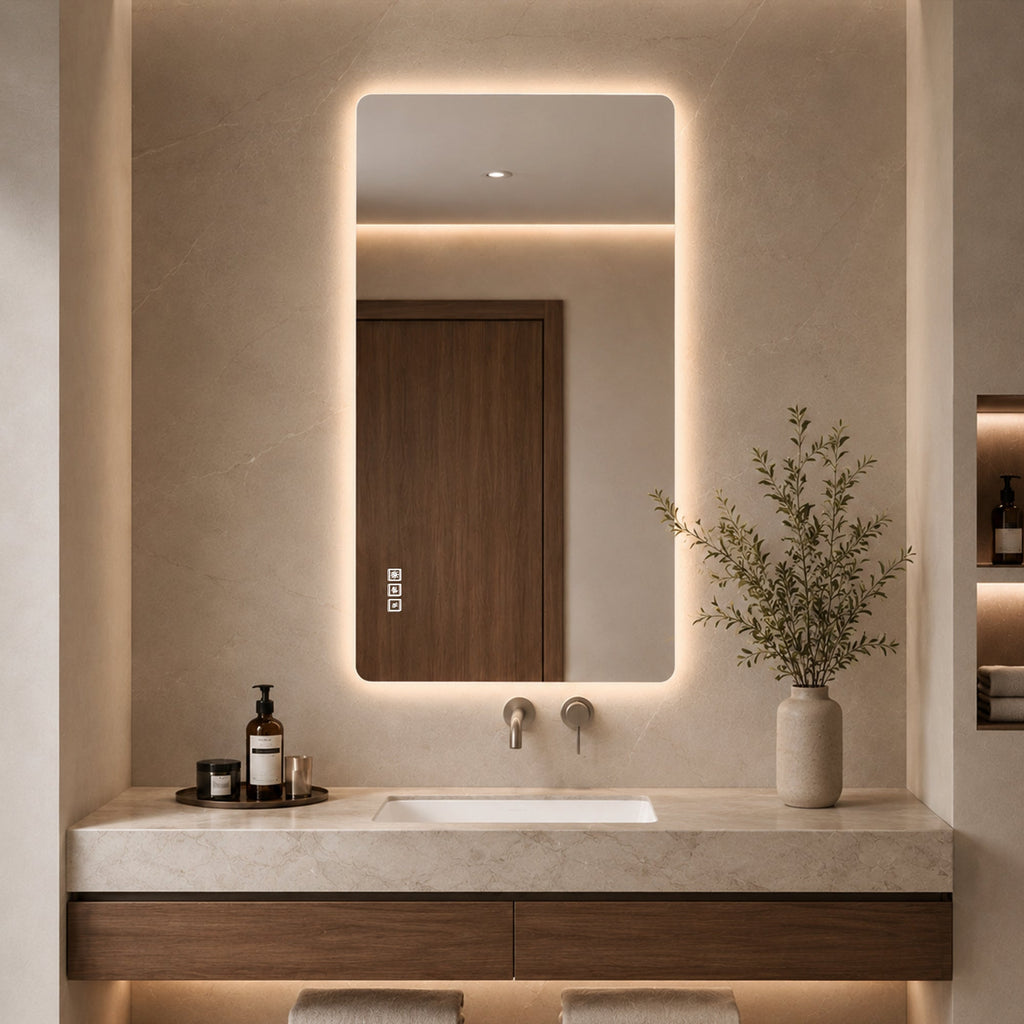 48 x 24 Inch LED Bathroom Mirror