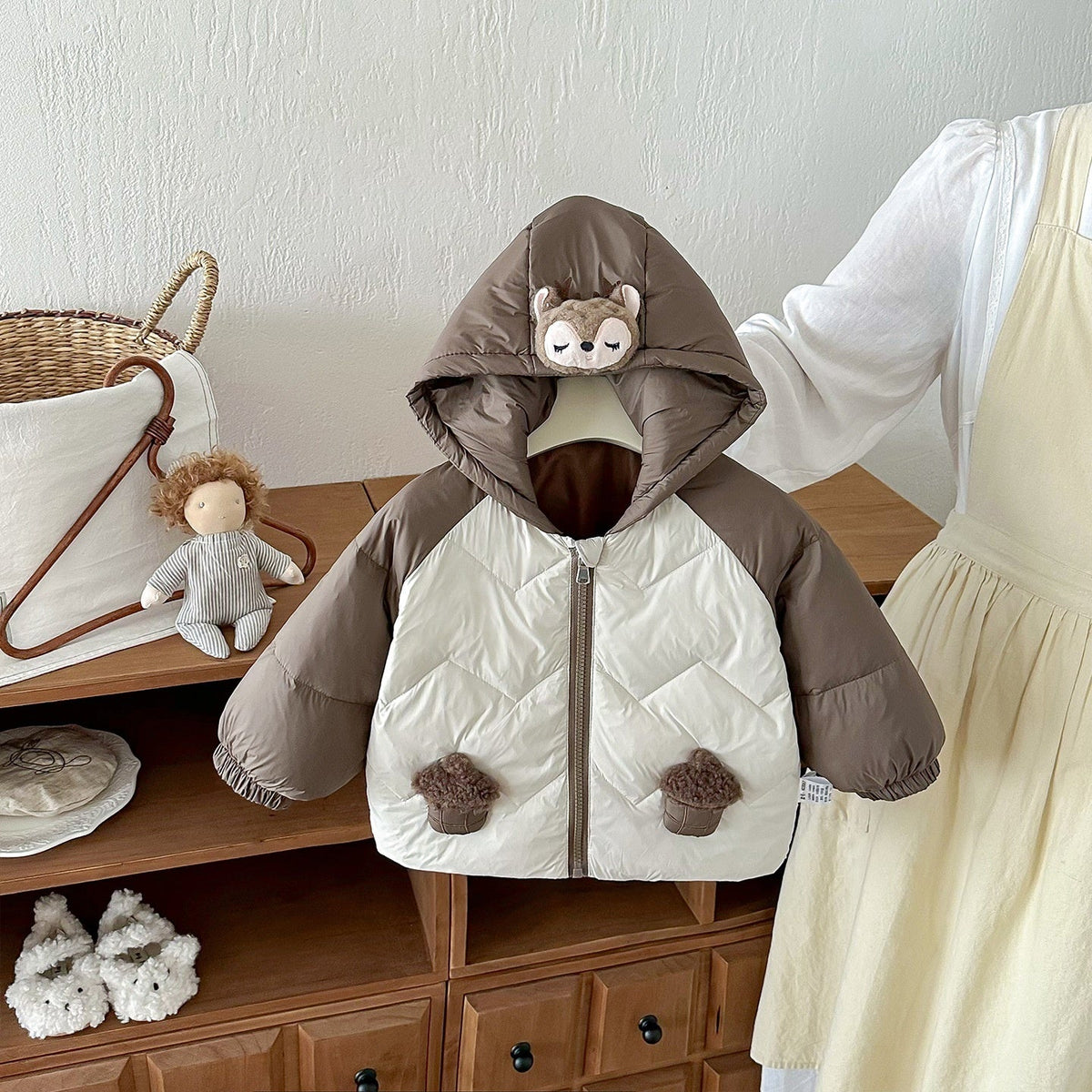 Lightweight Down Jacket For Baby Boys AutumnWinter Hooded Outerwear